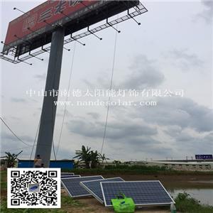 广东中江高速出口太阳能广告牌系统项目