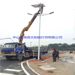 南德太阳能—珠海斗门风光互补路灯工程