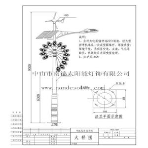 云南傣族风光互补路灯项目