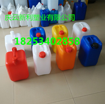 堆碼10升塑料桶10L小口方塑料桶