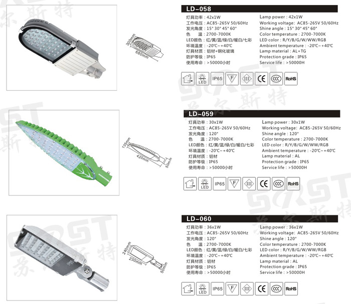 LED路灯 LD-058