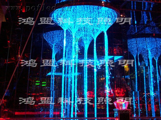 太阳能七彩变化光纤灯AK-5063 圣诞灯庭院灯LED
