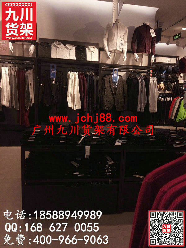 卡门服装货架 服装专卖店货架 服装店加盟  服装货架款式  服装货架批发