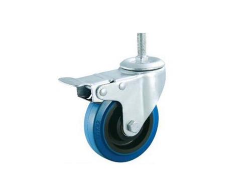 生产定做 5寸中型异型脚轮 特殊脚轮生产 非标机柜膨胀脚轮