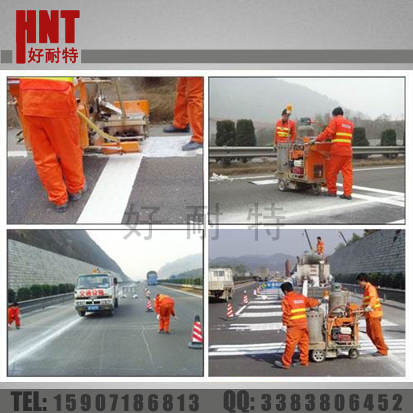 武汉道路划线，停车场划线施工【耐特划线】