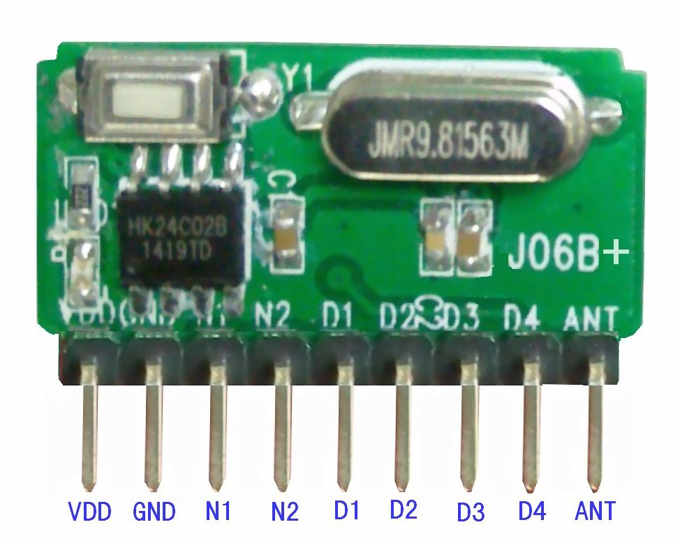 无线模块 低功耗 学习码 超外差无线接收模块J06B+