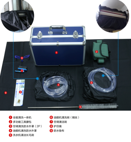 油煙機 空調 熱水器 飲水機 洗衣機 冰箱六合一家電清洗機原始圖片3