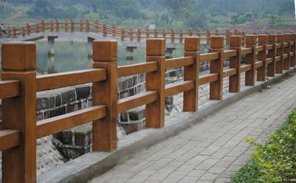 佛山仿竹围栏