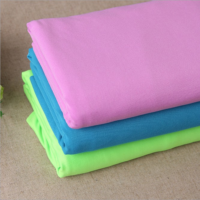 現貨直銷100D牛奶絲拉架布 140g牛奶波比 抓毛服裝用布原始圖片2