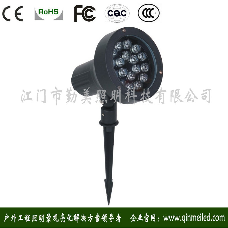 專業(yè)生產(chǎn)LED12W18W插地照樹用防水射燈（插地照樹燈）原始圖片2