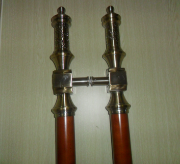 定做鋁合金木頭拉手原始圖片2