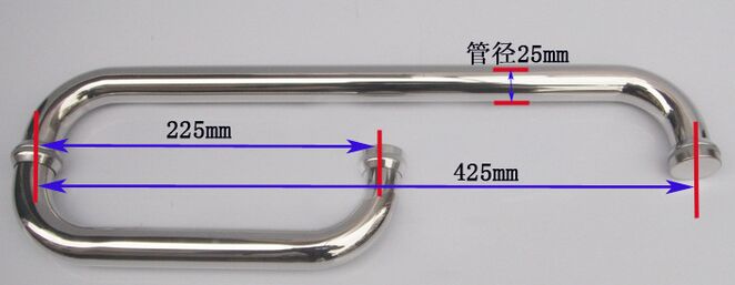 佛山酒店淋浴房玻璃門拉手廠家直銷