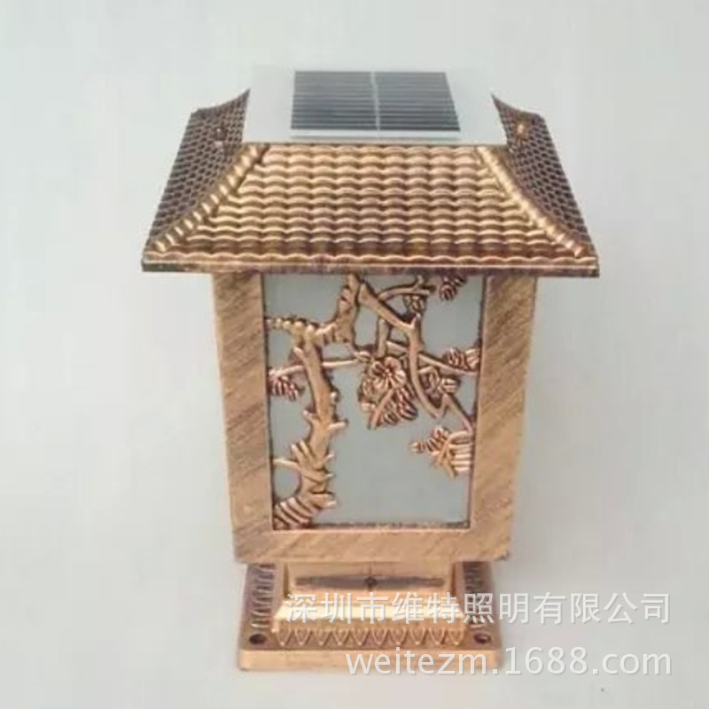 專(zhuān)業(yè)訂做500*500中字LED太陽(yáng)能別墅花園庭公園圍墻景觀裝飾