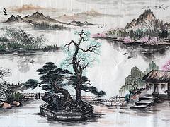 供應(yīng)山東的山水畫，精品百姓字畫