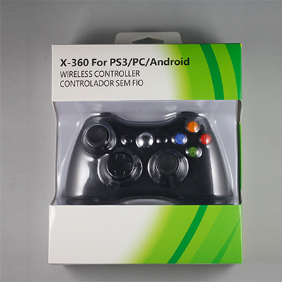 Xbox360無線2.4G手柄配接收器支持PS3安卓PC手柄雙震動(dòng)