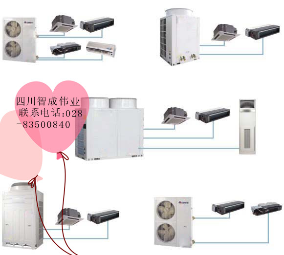 格力中央空調 中央空調特點 四川智成偉業 成都格力空調