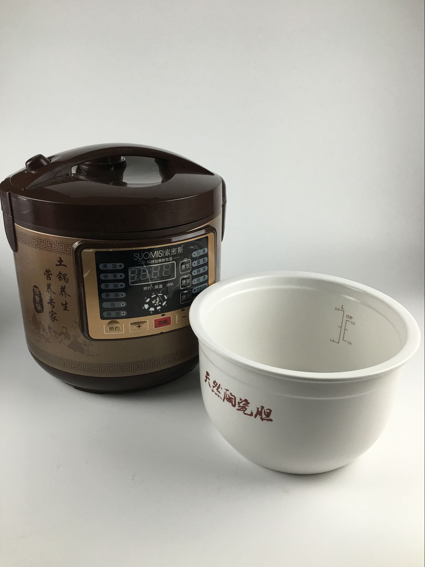 供應(yīng){zx1}款tr陶瓷內(nèi)膽電飯煲 豪華西施煲 gd禮品 家用