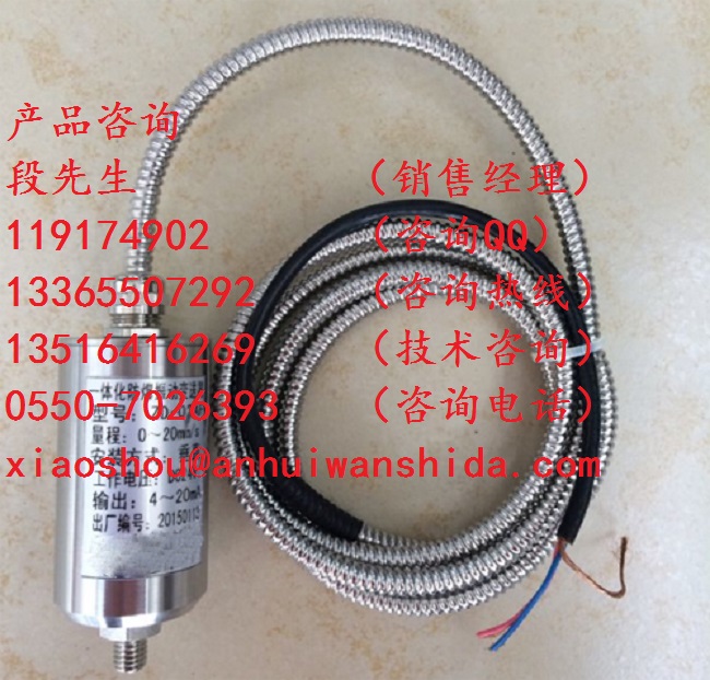 ZD-02AF型一體化防爆振動變送器 