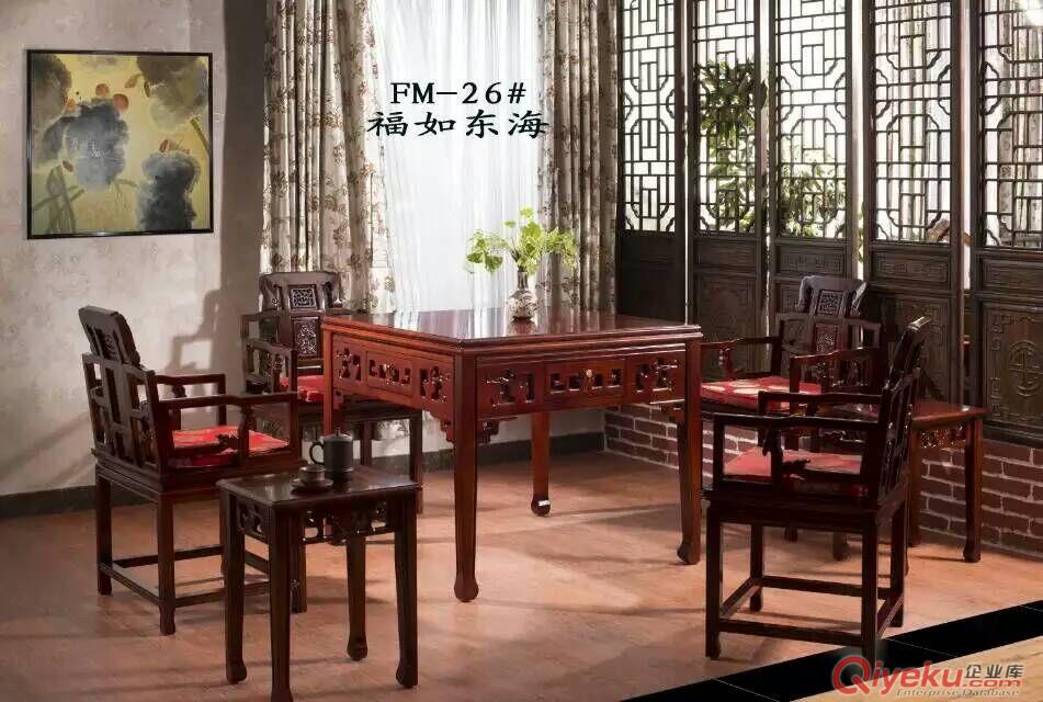 佛山實木mj桌實木四口mj機銷售廠家