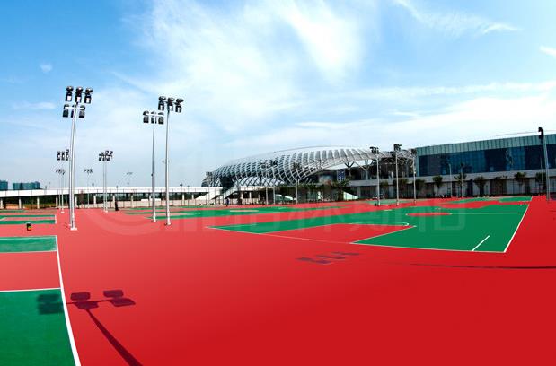 四川透氣型塑膠跑道生產