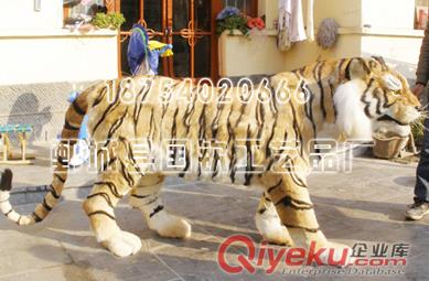 供應大型仿真動物模型老虎電視劇拍攝用稀有仿真動物模型復原