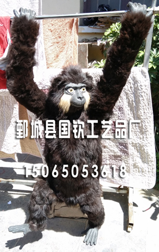 長壁猿景觀動物模型大型博物館用仿真猴子仿真猿模型