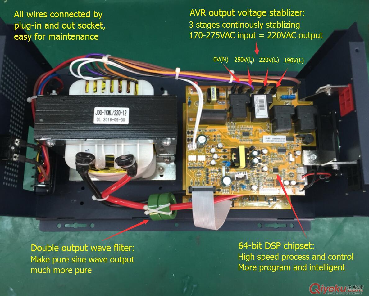 PI 2000W 24V 高頻純正弦波逆變器  原始圖片2