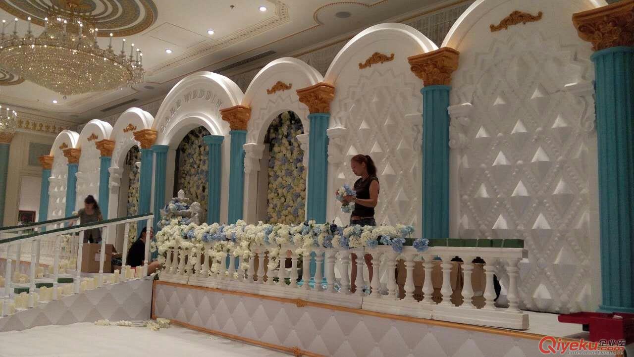 婚禮道具 泡沫雕