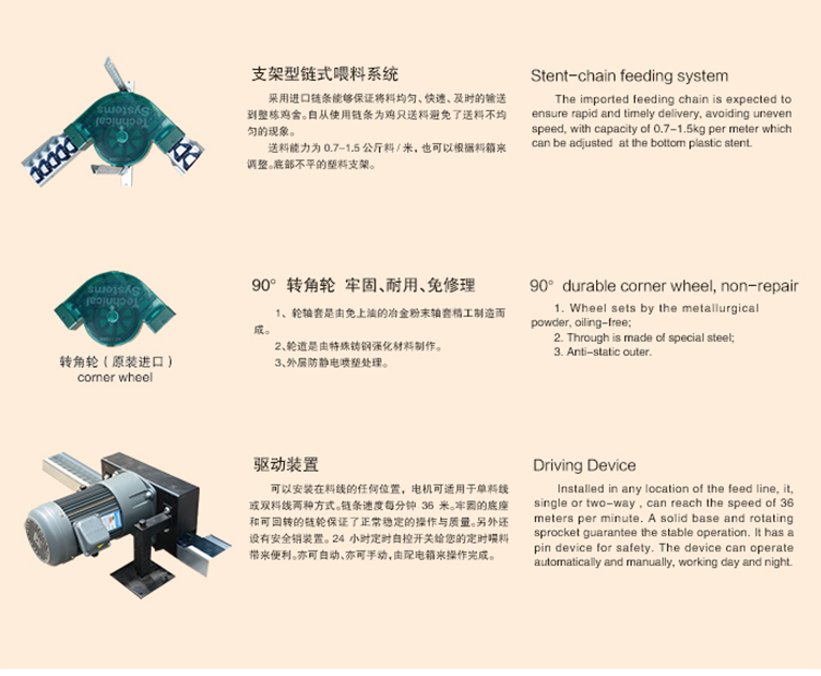 鸡鸭自动料线厂家/肉鸡供料系统/种鸡供料系统/自动养殖料线、水线