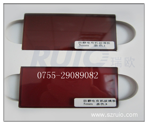 UL認(rèn)證防靜電有機(jī)玻璃-茶色抗靜電有機(jī)玻璃板原始圖片2