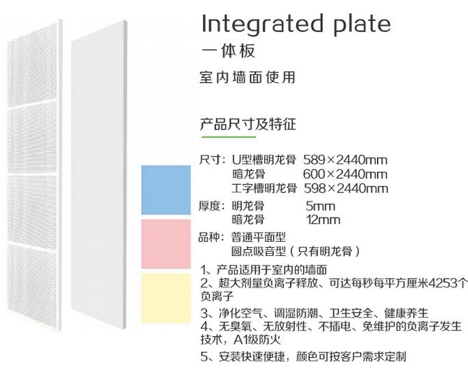 东莞品牌负离子板供应商 批发负离子天花板