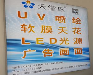 深圳UV軟膜批發(fā)價/天堂鳥UV噴繪