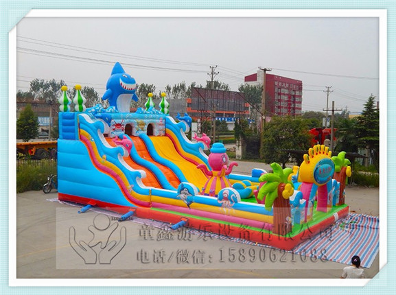 廠(chǎng)家直銷(xiāo)兒童充氣滑梯兒童拓展設(shè)備大型充氣玩具充氣堡