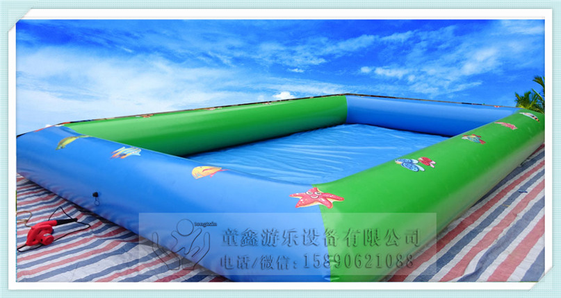 {zx1}款充氣卡通水池加厚戲水池洗澡游泳設(shè)備原始圖片3