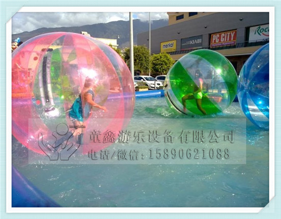 廠家促銷水上步行球水上漂彩色步行球圖案可定制