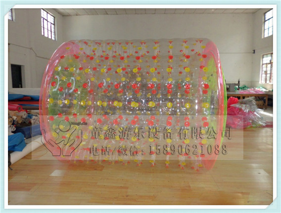 廠家促銷水上充氣滾筒球水上跑步筒可定制