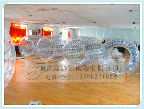 廠家直銷發泄球水上跑步筒步行器水上健身器材