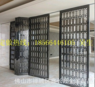 現代不銹鋼屏風隔斷/鑫長旺