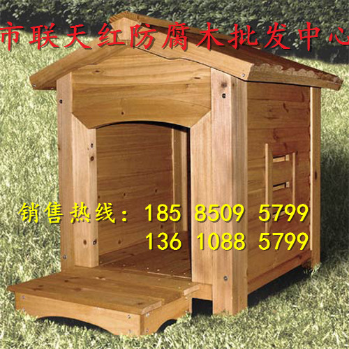貴陽防腐木狗窩工程