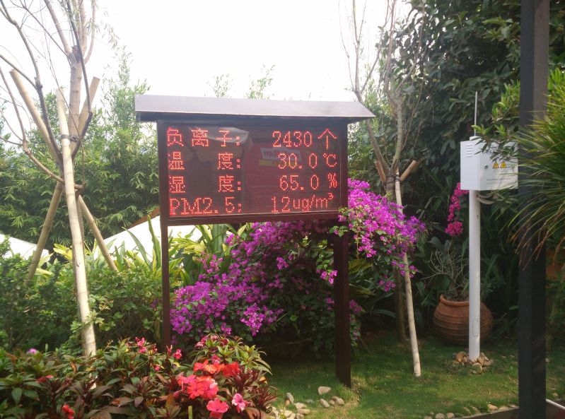 景區負氧離子濃度自動監測系統價格