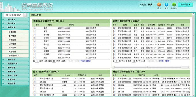 售樓系統_售樓管理系統_房產銷售管理系統13825559354