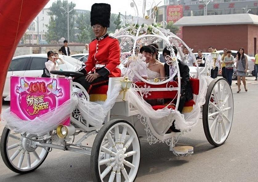 定制婚慶馬車批發——河南個性黃包車供應