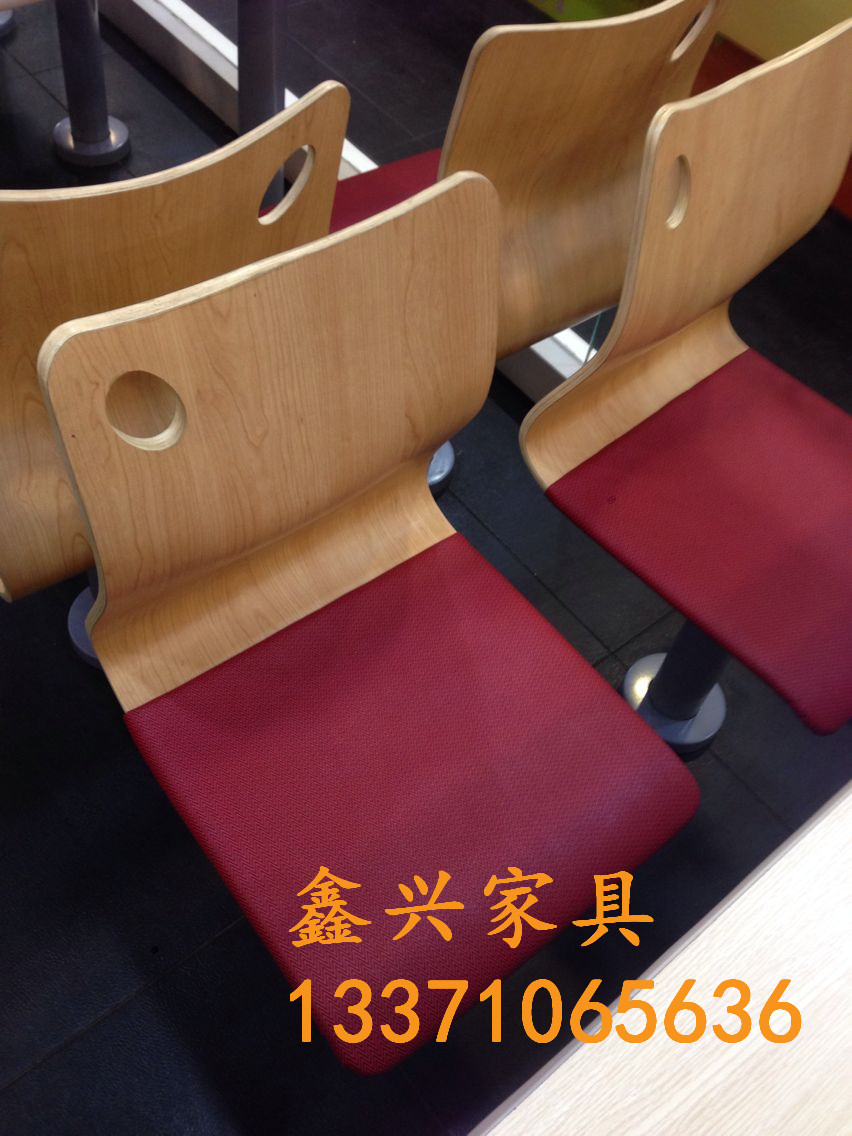 鑫興批發(fā)快餐桌椅食堂肯德基小吃店組合分體原始圖片3