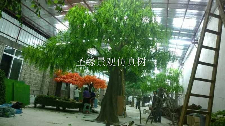 室外仿真柳樹制作 含果實批發(fā)哪家好 gf室內(nèi)外系列 柳樹銷售商