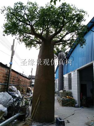 廠家直銷仿真面包樹景觀 批發(fā)小型迷你假面包樹 生產(chǎn)人造面包樹含果實(shí)