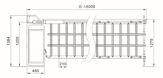 中置式智能道閘門(mén)類(lèi)型：專(zhuān)業(yè)的中置式智能道閘門(mén)供應(yīng)商當(dāng)屬百勝智能