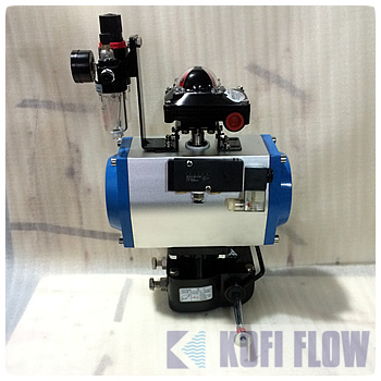 GT系列閥門氣動執行器 帶三聯件