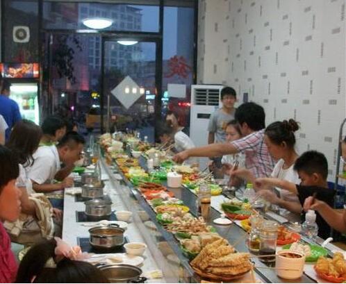 阜陽旋轉(zhuǎn)小火鍋設(shè)備產(chǎn)品 旋轉(zhuǎn)小火鍋設(shè)備