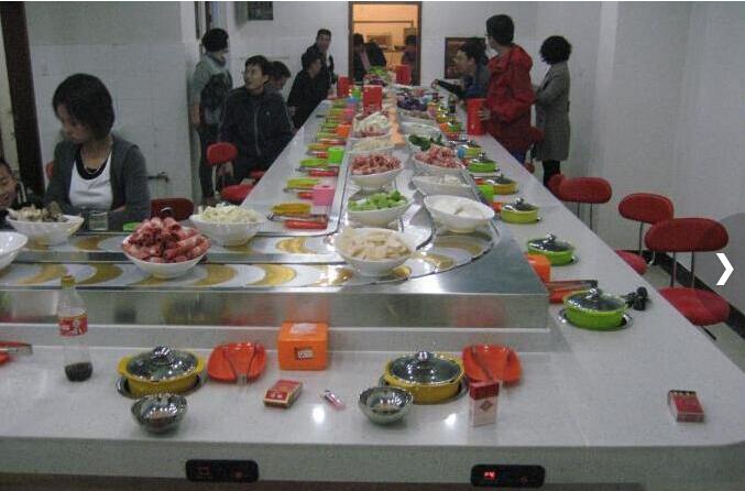 撫州回轉(zhuǎn)自助火鍋設(shè)備專賣 撫州旋轉(zhuǎn)小火鍋設(shè)備暢銷原始圖片3