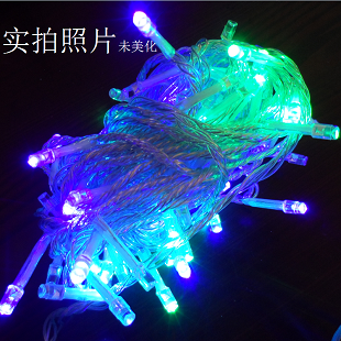 LED圣誕樹節日裝飾燈串星星燈串彩燈串婚慶聚會酒吧裝飾彩燈串